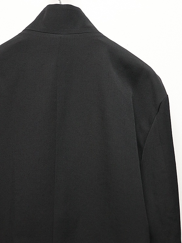 Ground Y�����饦��ɥ磻/W/GABARDINE FRONT DROP SHORT JACKET/BLACK
