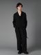 Ground Y�����饦��ɥ磻/W/GABARDINE FRONT DROP SHORT JACKET/BLACK