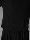 Ground Y�����饦��ɥ磻/W/GABARDINE FRONT DROP SHORT JACKET/BLACK
