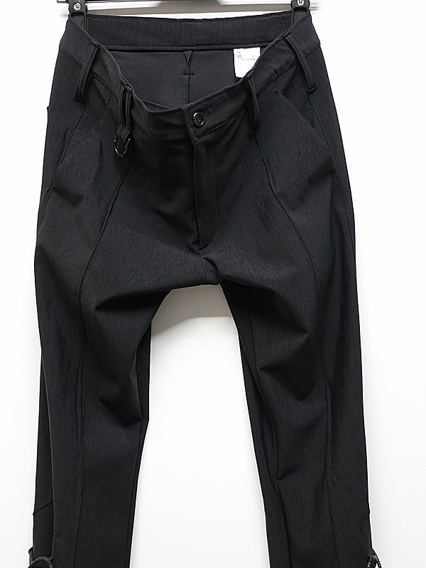 kiryuyrik������奦����奦/High Tension Jersey Lace Up Flare Pants/Black