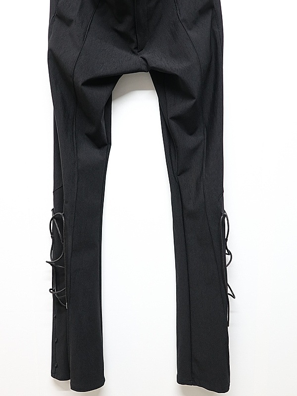 kiryuyrik������奦����奦/High Tension Jersey Lace Up Flare Pants/Black
