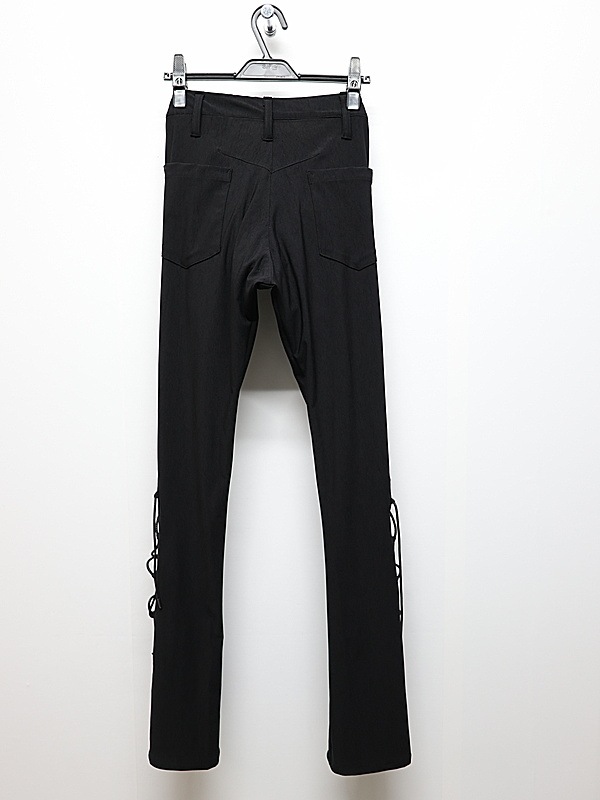 kiryuyrik������奦����奦/High Tension Jersey Lace Up Flare Pants/Black