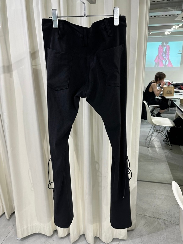 (ͽ���ʡ�9������10������ͽ��/kiryuyrik������奦����奦/High Tension Jersey Lace Up Flare Pants/Black