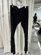 (ͽ���ʡ�9������10������ͽ��/kiryuyrik������奦����奦/High Tension Jersey Lace Up Flare Pants/Black