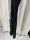 (ͽ���ʡ�9������10������ͽ��/kiryuyrik������奦����奦/High Tension Jersey Lace Up Flare Pants/Black