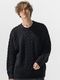 (ͽ���ʡ�11��12������ͽ��/42TH RESOUND CLOTHING���ꥵ����ɥ���������/LOOSE FIT cable law sweater/BLACK