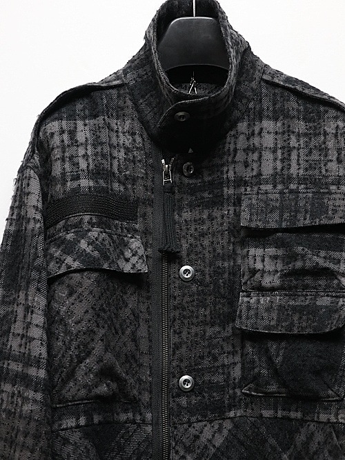 �㴰���D.HYGEN���ǥ����ϥ�����/�֥�å��󥰥ͥåץߥ꥿�꡼CPO����ĥ��㥱�å�/PLAIDCHARCOAL