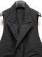 nude:masahiko maruyama ̡:ޥҥޥ/Wool Cotton Twill VEST (MULTI BUTTONS ON THE BACK)/Black