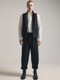 (ͽ)79ͽ/nude:masahiko maruyama ̡:ޥҥޥ/Wool Cotton Twill VEST (MULTI BUTTONS ON THE BACK)/Black