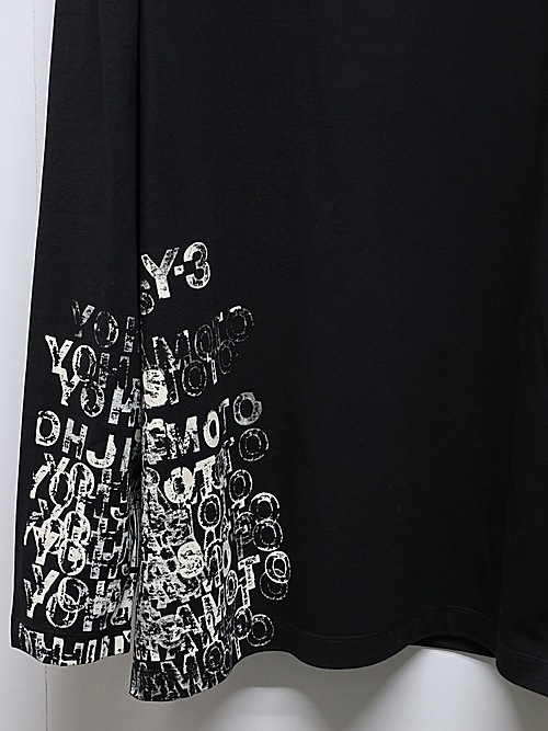 Y-3���磻���꡼/U GFX LS TEE/BLACK