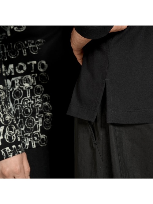 Y-3���磻���꡼/U GFX LS TEE/BLACK