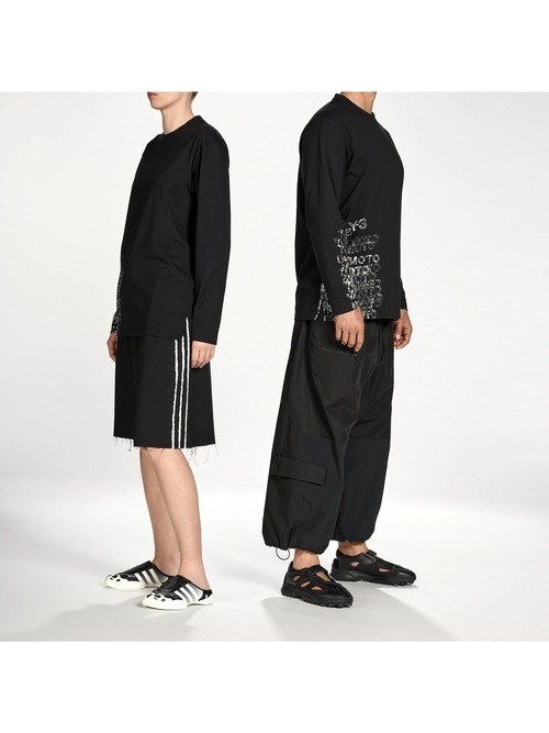 Y-3���磻���꡼/U GFX LS TEE/BLACK