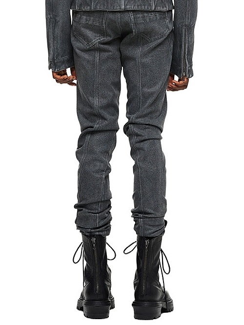 (ͽ����)8��9������ͽ��/JULIUS����ꥦ��/COTTON KNIT DENIM TROUSERS9/STEEL
