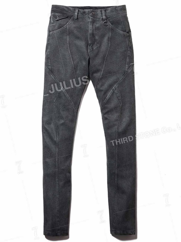 (ͽ����)8��9������ͽ��/JULIUS����ꥦ��/COTTON KNIT DENIM TROUSERS9/STEEL