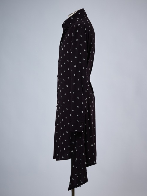 (ͽ���ʡ�7��8������ͽ��/THE ONENESS�������ͥ�/Peace Dot Flare Shirt/Black