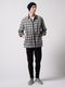 (ͽ���ʡ�9��10������ͽ��/wjk�����֥른��������/aging loose check shirt/fade blue