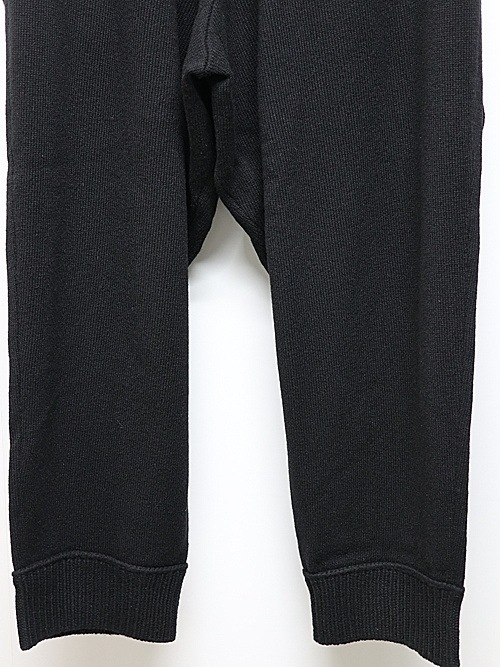 Yohji Yamamoto襦ޥ/7G JERSEY 3G RIB 3G 1X1 RIB PANTS/BLACK.