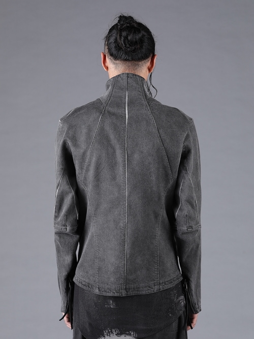 d.hygen 無撚糸裏毛コーティングフーデットベスト 予約品）2〜3月入荷予定/D.HYGEN・ディーハイゲン/無撚糸裏