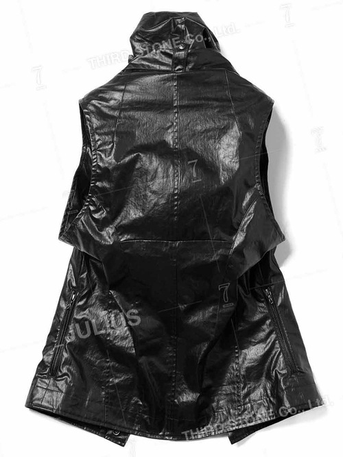 (ͽ����)2��3������ͽ��/JULIUS����ꥦ��/LAMINATED CLOTH VEST2/BLACK��