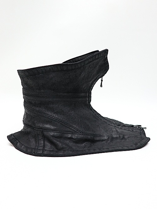 JULIUS����ꥦ��/10oz COATED STRETCH DENIM ACCESSORY2/BLACK