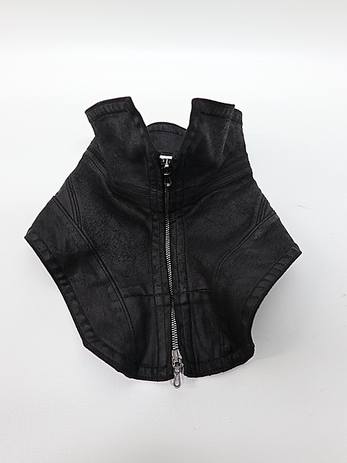 JULIUS����ꥦ��/10oz COATED STRETCH DENIM ACCESSORY2/BLACK