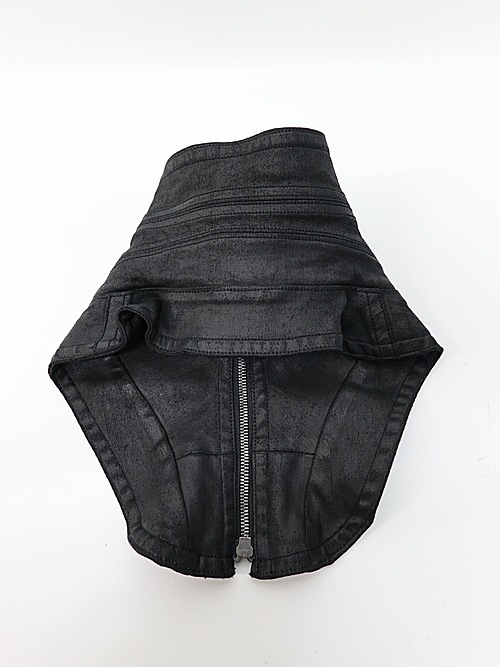 JULIUS����ꥦ��/10oz COATED STRETCH DENIM ACCESSORY2/BLACK