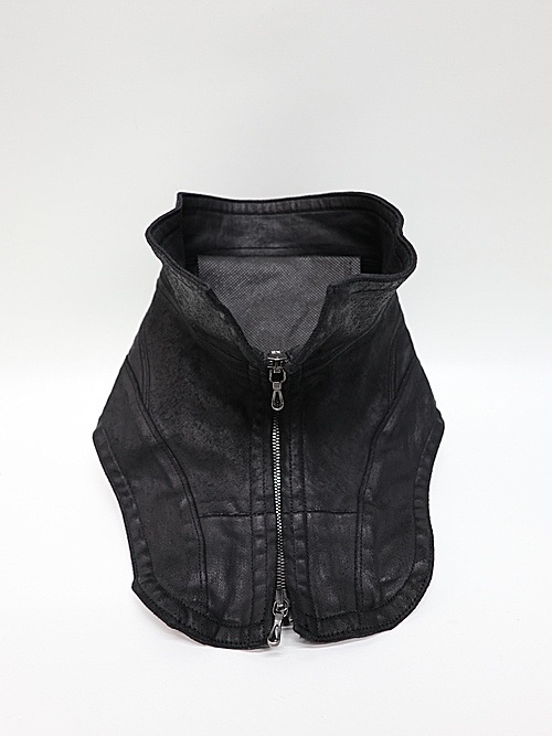 JULIUS����ꥦ��/10oz COATED STRETCH DENIM ACCESSORY2/BLACK