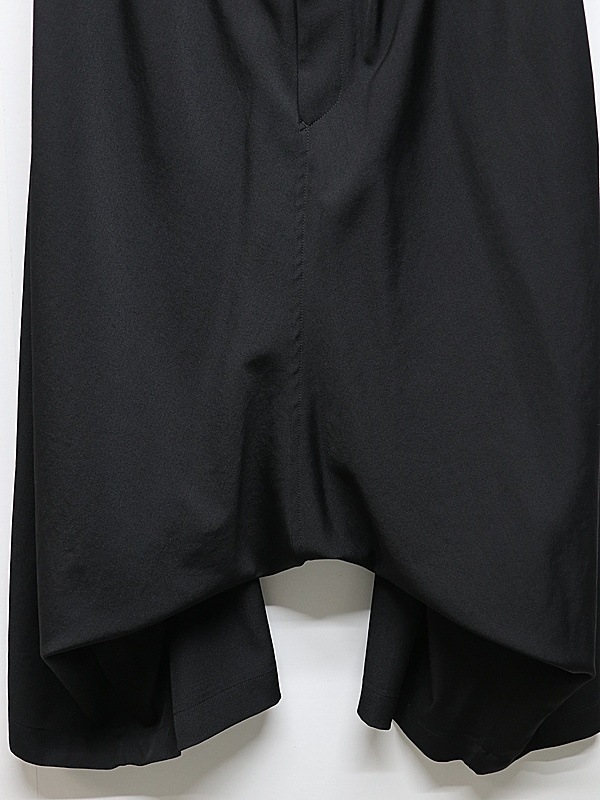 Ground Y�����饦��ɥ磻/W/GABARDINE SAROUEL PANTS/BLACK
