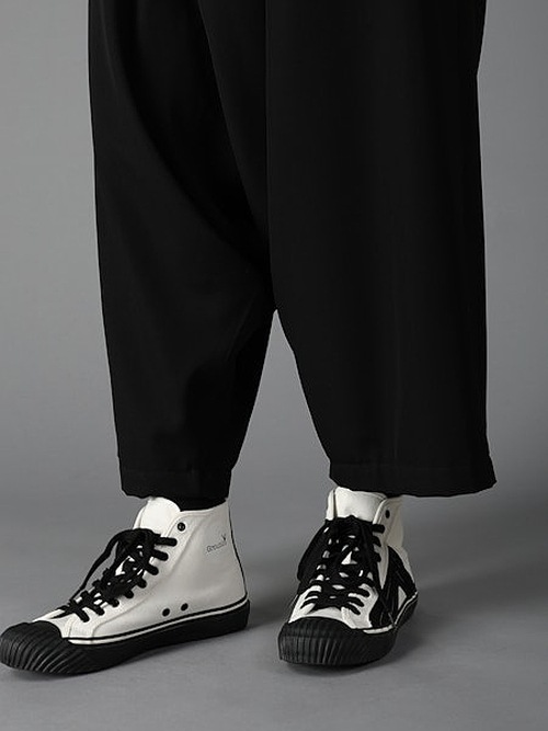 Ground Y�����饦��ɥ磻/W/GABARDINE SAROUEL PANTS/BLACK