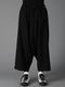 Ground Y�����饦��ɥ磻/W/GABARDINE SAROUEL PANTS/BLACK