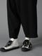 Ground Y�����饦��ɥ磻/W/GABARDINE SAROUEL PANTS/BLACK