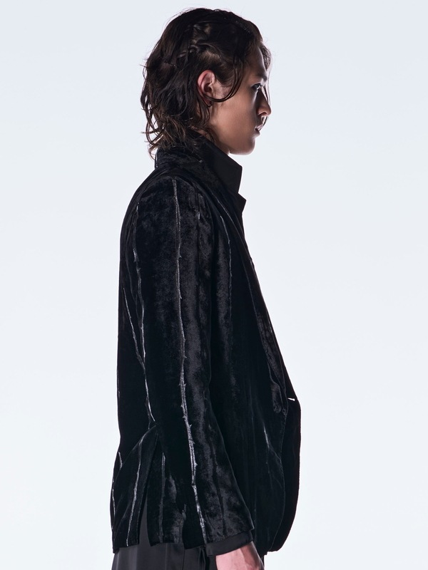 (ͽ���ʡ�10������11������ͽ��/kiryuyrik������奦����奦/TOGE Velvet Peaked Jacket/Black