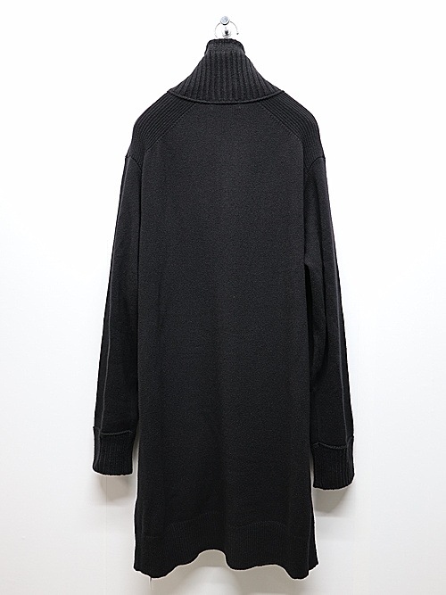 Yohji Yamamoto襦ޥ/7G JERSEY 3G RIB DESIGNED NECK LONG CD/BLACK.