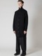 Yohji Yamamoto襦ޥ/7G JERSEY 3G RIB DESIGNED NECK LONG CD/BLACK.