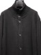 Yohji Yamamoto襦ޥ/7G JERSEY 3G RIB DESIGNED NECK LONG CD/BLACK.