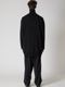 Yohji Yamamoto襦ޥ/7G JERSEY 3G RIB DESIGNED NECK LONG CD/BLACK.