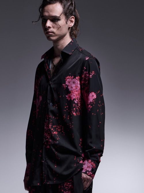 kiryuyrik������奦����奦/SAKURA Decine Shirt/Black��Pink