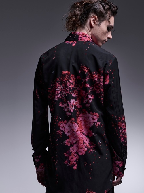 kiryuyrik������奦����奦/SAKURA Decine Shirt/Black��Pink