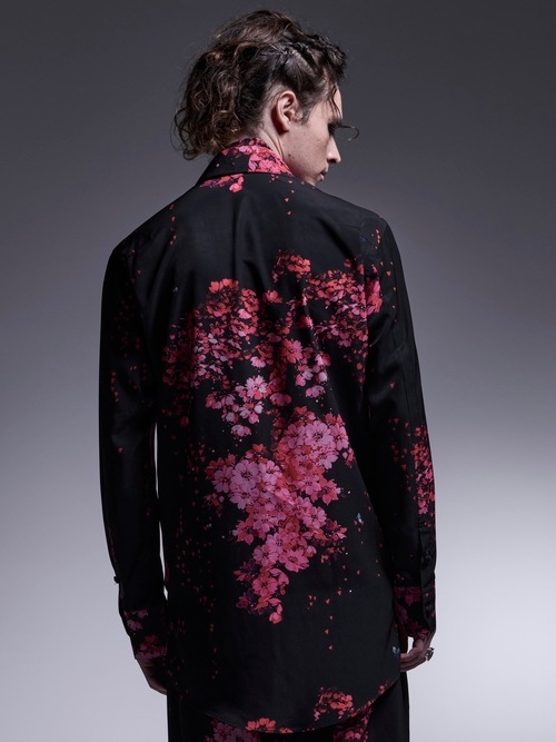 kiryuyrik������奦����奦/SAKURA Decine Shirt/Black��Pink