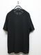 ATTACHMENT�������å�����/100/3 HIGH TWIST JERSEY SLIM FIT S/S TEE/BLACK
