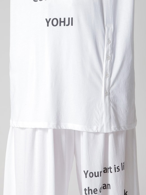 Yohji Yamamoto���襦����ޥ��/50/Ķ��ǲŷ�����ե饷��Ĺµ�ץ���T�����A/OFF WHITE