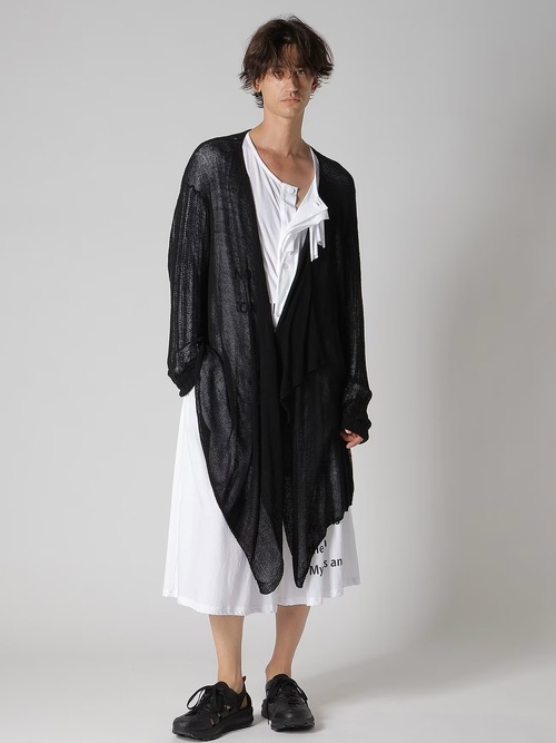 Yohji Yamamoto���襦����ޥ��/50/Ķ��ǲŷ�����ե饷��Ĺµ�ץ���T�����A/OFF WHITE