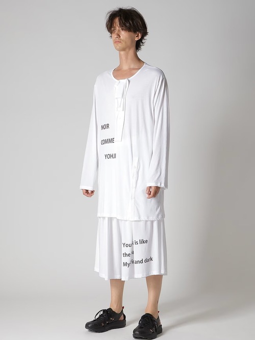 Yohji Yamamoto���襦����ޥ��/50/Ķ��ǲŷ�����ե饷��Ĺµ�ץ���T�����A/OFF WHITE