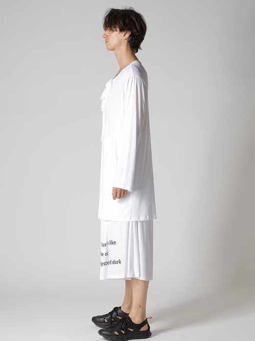 Yohji Yamamoto���襦����ޥ��/50/Ķ��ǲŷ�����ե饷��Ĺµ�ץ���T�����A/OFF WHITE