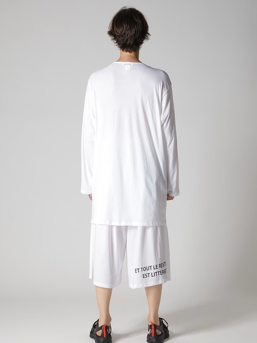 Yohji Yamamoto���襦����ޥ��/50/Ķ��ǲŷ�����ե饷��Ĺµ�ץ���T�����A/OFF WHITE