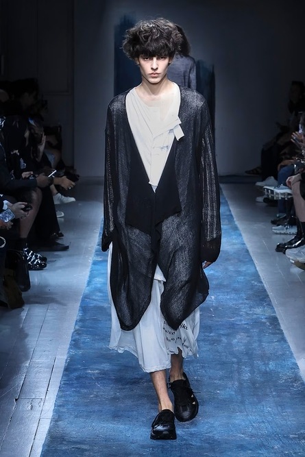 Yohji Yamamoto���襦����ޥ��/50/Ķ��ǲŷ�����ե饷��Ĺµ�ץ���T�����A/OFF WHITE