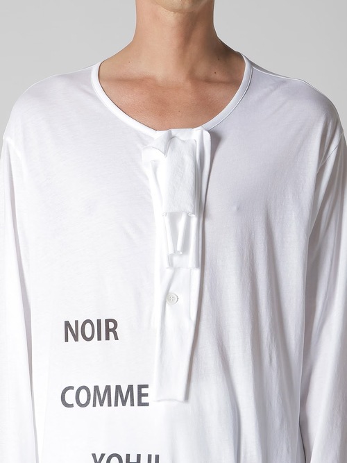 Yohji Yamamoto���襦����ޥ��/50/Ķ��ǲŷ�����ե饷��Ĺµ�ץ���T�����A/OFF WHITE