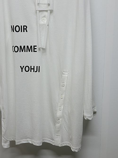Yohji Yamamoto���襦����ޥ��/50/Ķ��ǲŷ�����ե饷��Ĺµ�ץ���T�����A/OFF WHITE