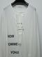 Yohji Yamamoto���襦����ޥ��/50/Ķ��ǲŷ�����ե饷��Ĺµ�ץ���T�����A/OFF WHITE