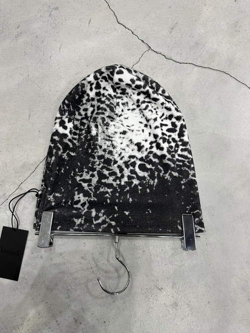 (ͽ���ʡ�5��6������ͽ��/kiryuyrik������奦����奦/Leopard Pile Jersey Cap/Black&Gray